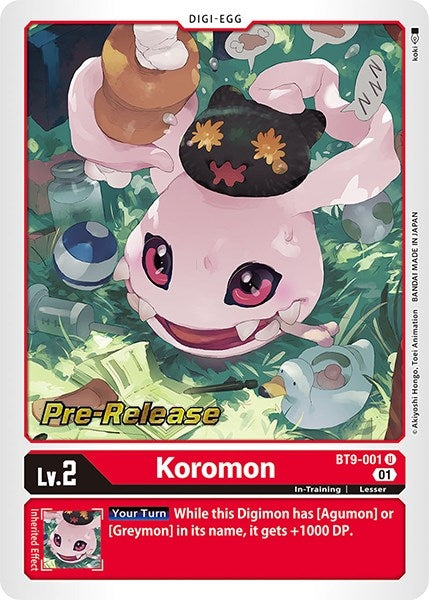 Koromon (9001) [BT09_PR] - Digimon Card Game Single