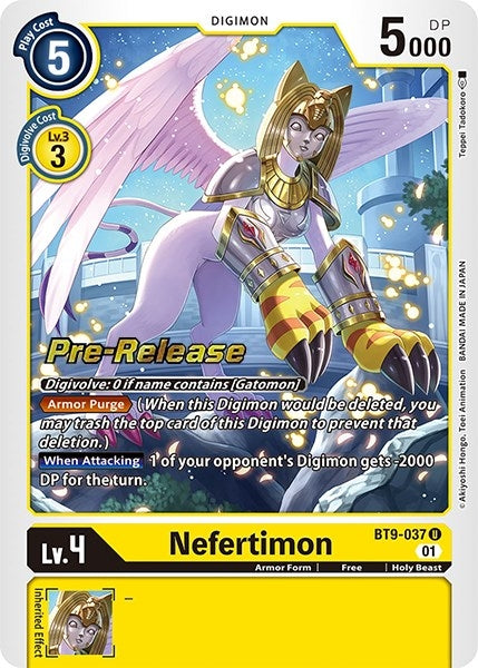 Nefertimon (9037) [BT09_PR] - Digimon Card Game Single