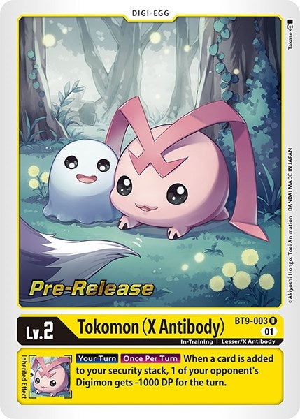 Tokomon (X Antibody) (9003) [BT09_PR] - Digimon Card Game Single