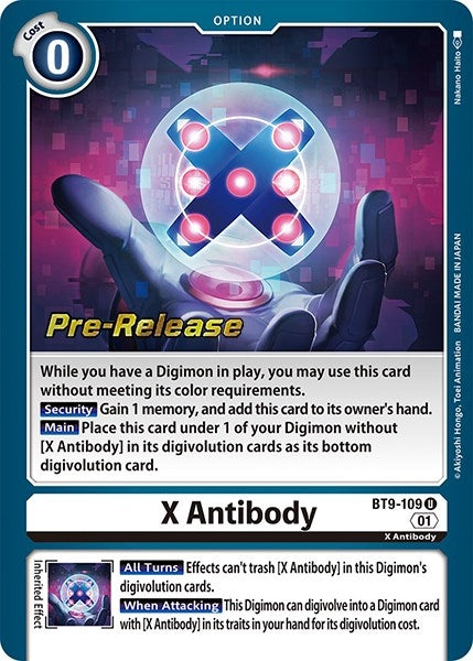 X Antibody (9109) [BT09_PR] - Digimon Card Game Single