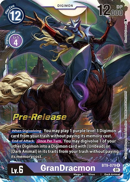 GranDracmon (9079) [BT09_PR] - Digimon Card Game Single