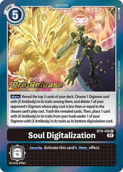Soul Digitalization (9105) [BT09_PR] - Digimon Card Game Single