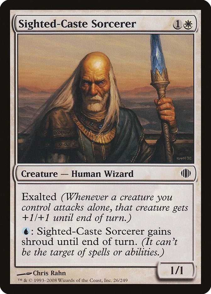 Sighted-Caste Sorcerer (26) [ALA] - MTG Single
