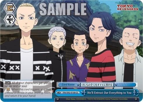 We’ll Entrust Our Everything to You (92100) [TRV] - Weiss Schwarz Single