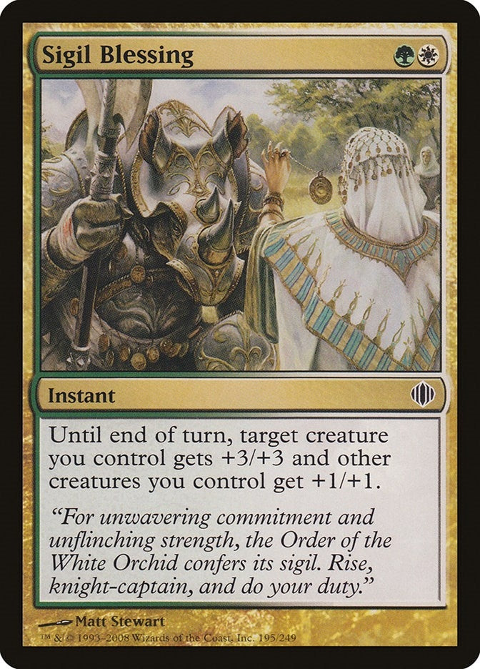 Sigil Blessing (195) [ALA] - MTG Single