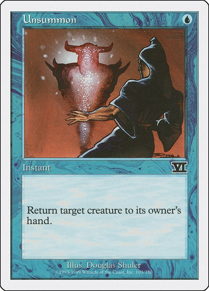 Unsummon (103) [6ED] - MTG Single