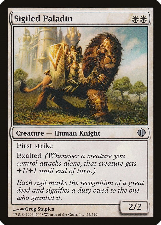 Sigiled Paladin (27) [ALA] - MTG Single