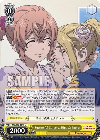 Successful Surgery Hina & Emma (92013) [TRV] - Weiss Schwarz Single