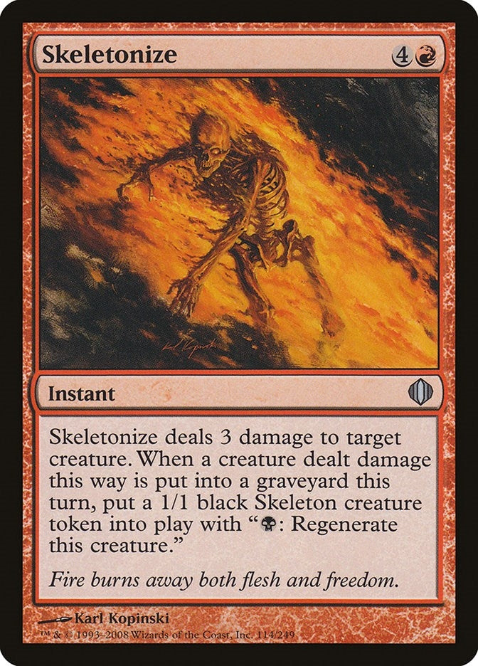 Skeletonize (114) [ALA] - MTG Single