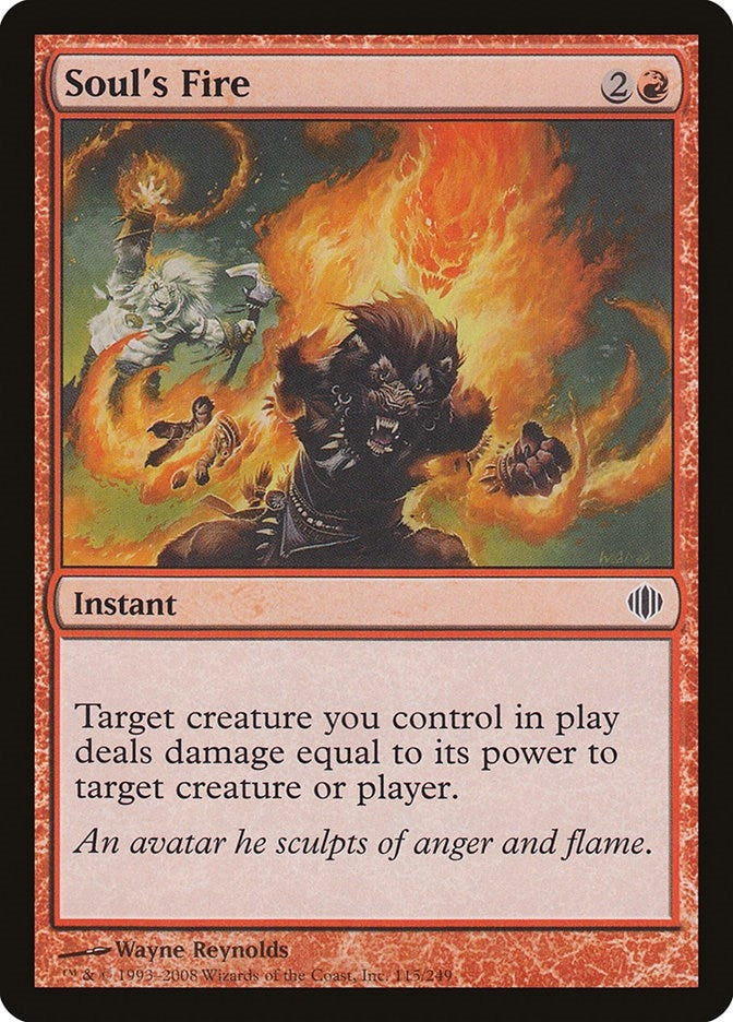 Soul’s Fire (115) [ALA] - MTG Single