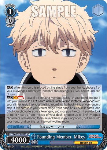 Founding Member Mikey (SR) (92083) [TRV] - Weiss Schwarz Single