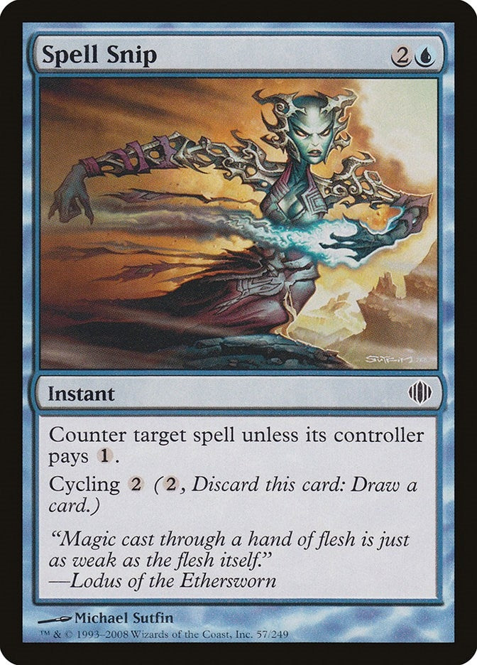 Spell Snip (57) [ALA] - MTG Single
