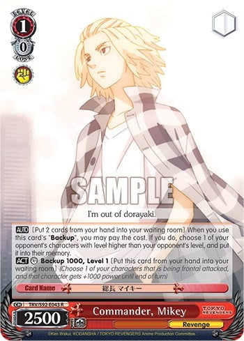 Commander Mikey (92043) [TRV] - Weiss Schwarz Single