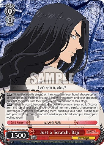 Just a Scratch Baji (SR) (92039) [TRV] - Weiss Schwarz Single