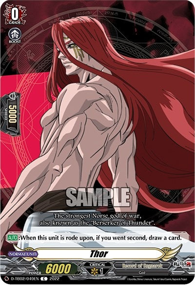 Thor (2049) [D-TB02] - Cardfight Vanguard Single