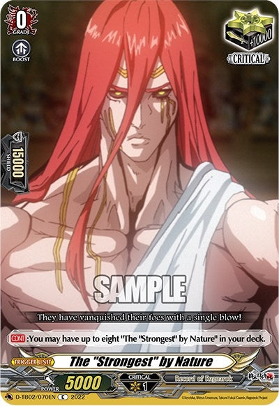 The ’Strongest’ by Nature (2070) [D-TB02] - Cardfight Vanguard Single