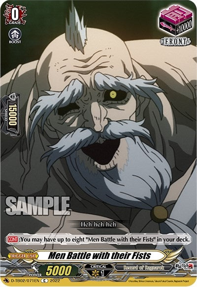 Men Battle with their Fists (2071) [D-TB02] - Cardfight Vanguard Single