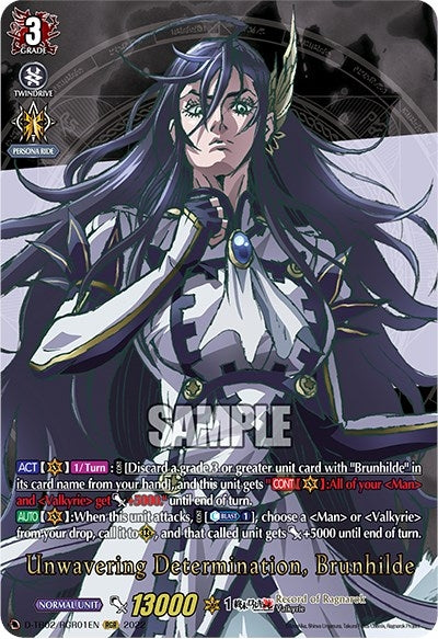 Unwavering Determination Brunhilde (RGR) (201) [D-TB02] - Cardfight Vanguard Single