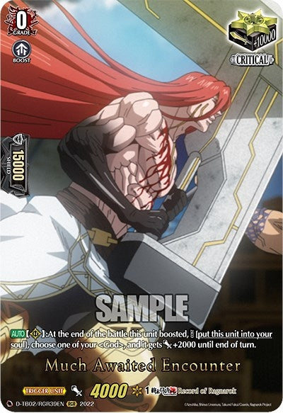 Much Awaited Encounter (RGR) (39) (239) [D-TB02] - Cardfight Vanguard Single