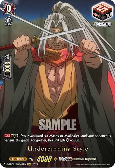 Underpinning Style (RGR) (42) (242) [D-TB02] - Cardfight Vanguard Single