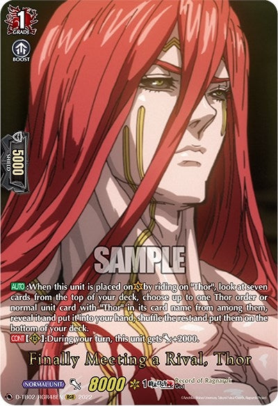 Finally Meeting a Rival Thor (RGR) (248) [D-TB02] - Cardfight Vanguard Single