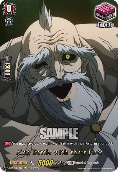 Men Battle with their Fists (RGR) (271) [D-TB02] - Cardfight Vanguard Single