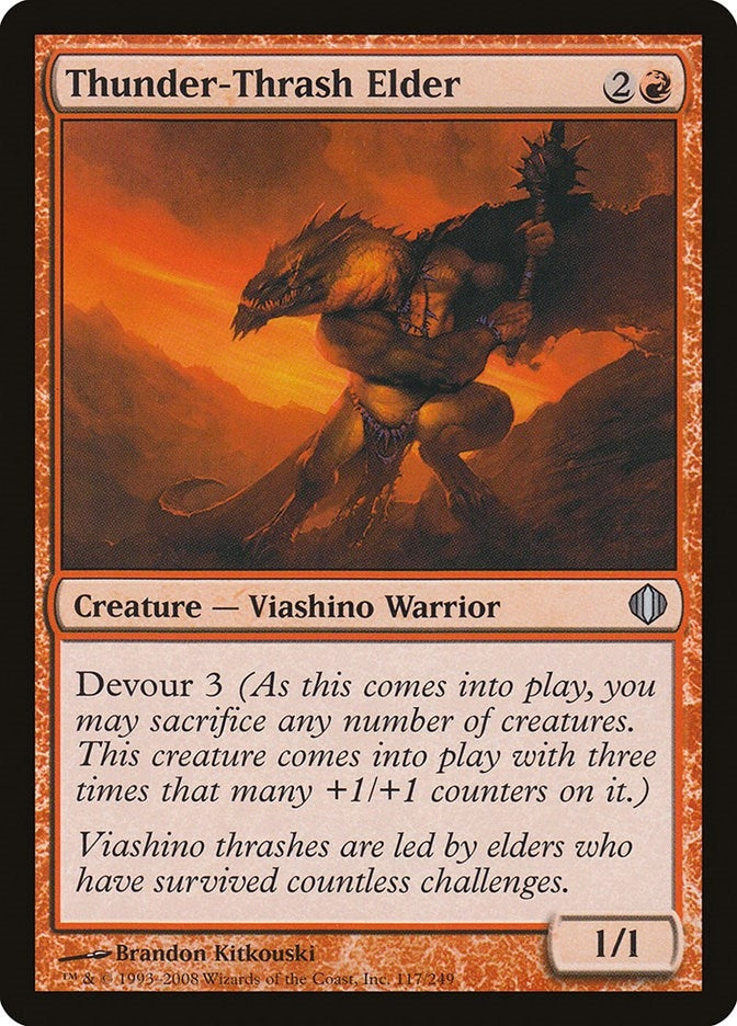 Thunder-Thrash Elder (117) [ALA] - MTG Single