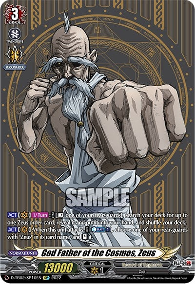 God Father of the Cosmos Zeus (SP) (210) [D-TB02] - Cardfight Vanguard Single