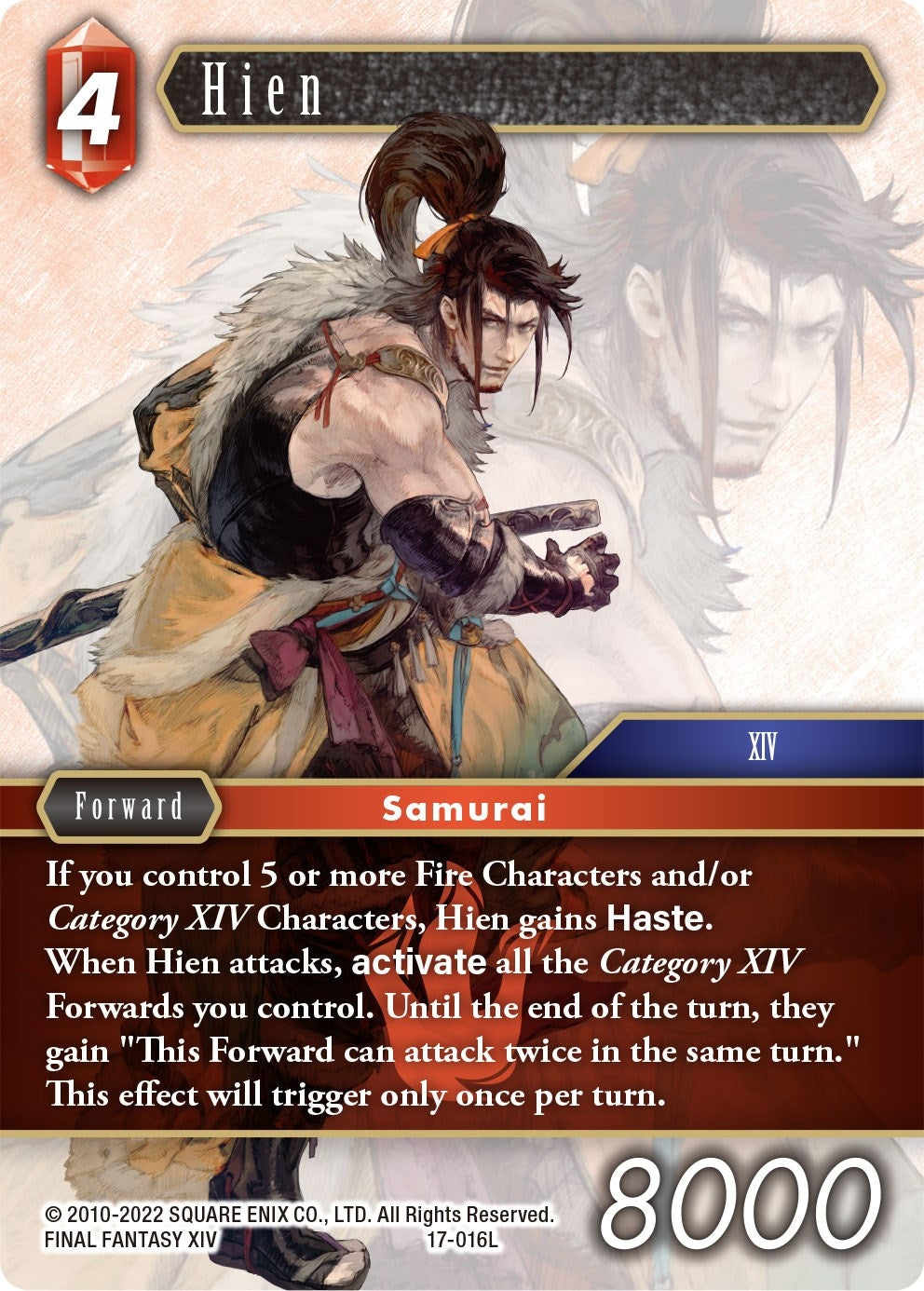 Hien (17) [17] - Final Fantasy TCG Single