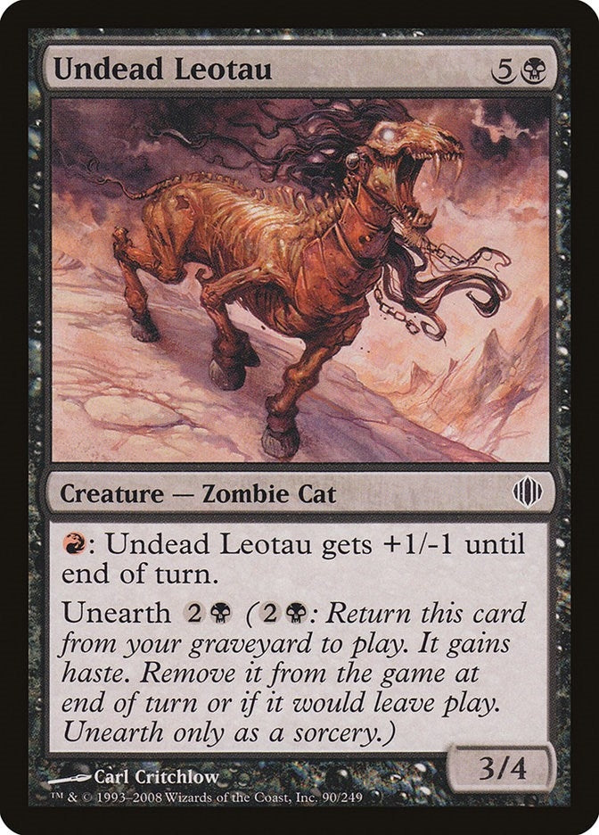 Undead Leotau (90) [ALA] - MTG Single