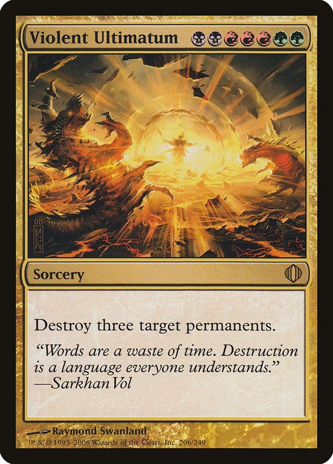 Violent Ultimatum (206) [ALA] - MTG Single
