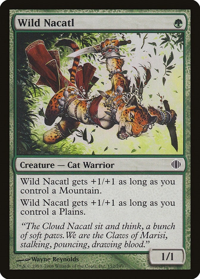 Wild Nacatl (152) [ALA] - MTG Single