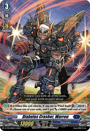 Diabolos Crasher Warren (80) [D-PR] - Cardfight Vanguard Single