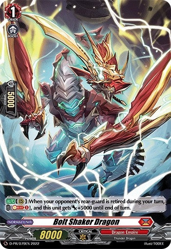 Bolt Shaker Dragon (Foil) (79) [D-PR] - Cardfight Vanguard Single