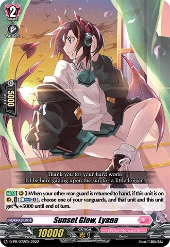Sunset Glow Lyana (72) [D-PR] - Cardfight Vanguard Single