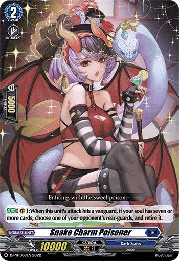 Snake Charm Poisoner (68) [D-PR] - Cardfight Vanguard Single