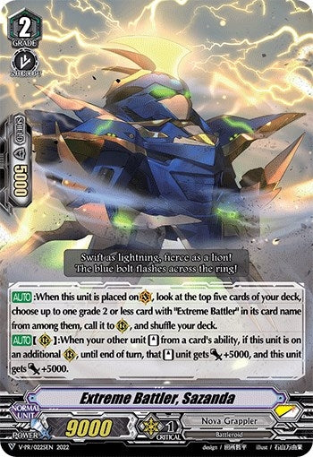 Extreme Battler Sazanda (225) [VPR] - Cardfight Vanguard Single