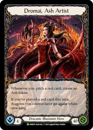 Dromai Ash Artist - HER059 (59) [PR] - Flesh and Blood TCG Single