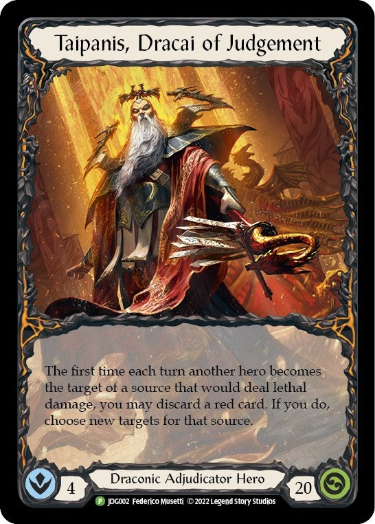 Taipanis Dracai of Judgement - JDG002 (2) [PR] - Flesh and Blood TCG Single