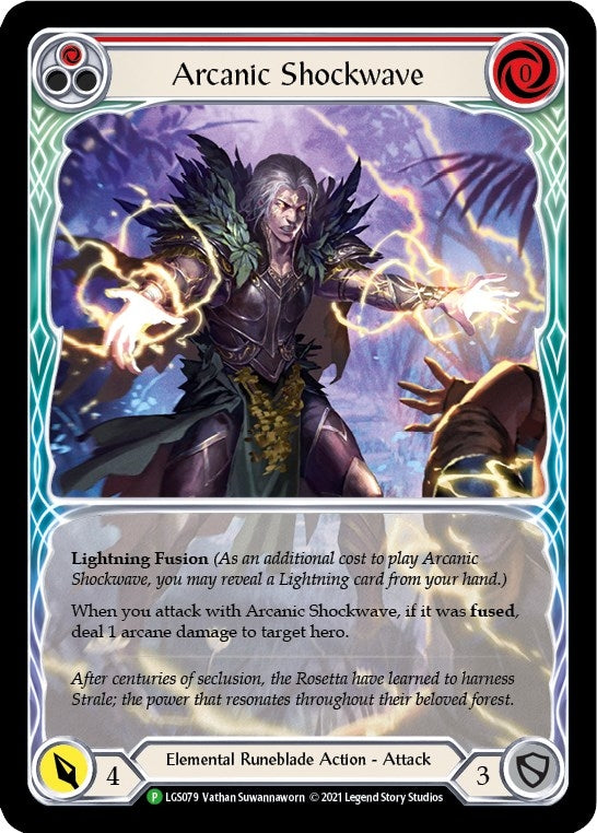 Arcanic Shockwave (Red) (Extended Art) - LGS079 (79) [PR] - Flesh and Blood TCG Single