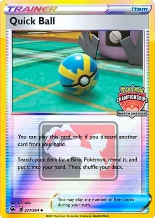Image for Quick Ball - 237/264 (North America Championships) (237/264) (League & Championship Cards) - Pokemon