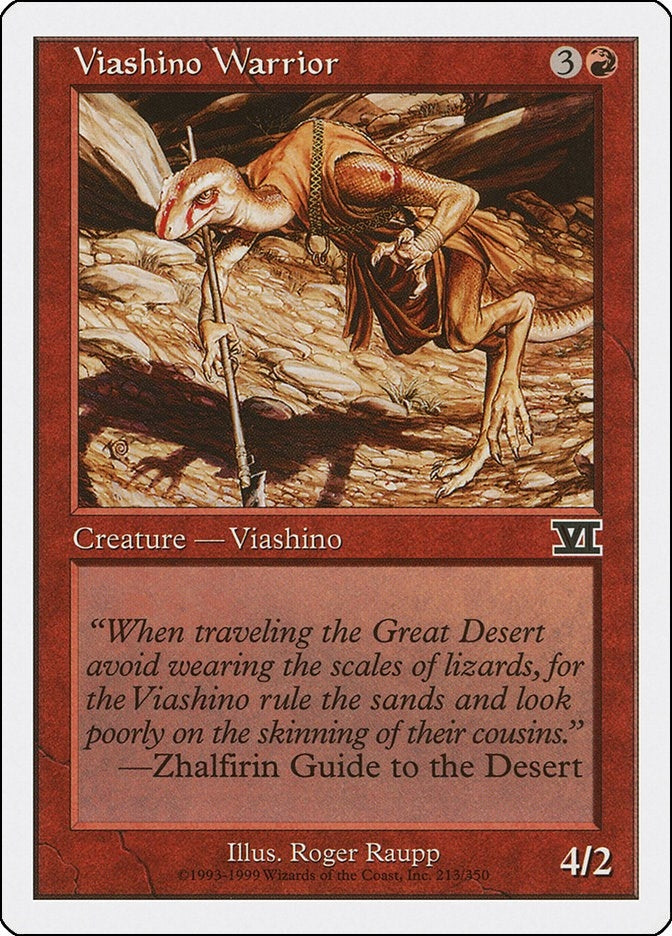 Viashino Warrior (213) [6ED] - MTG Single