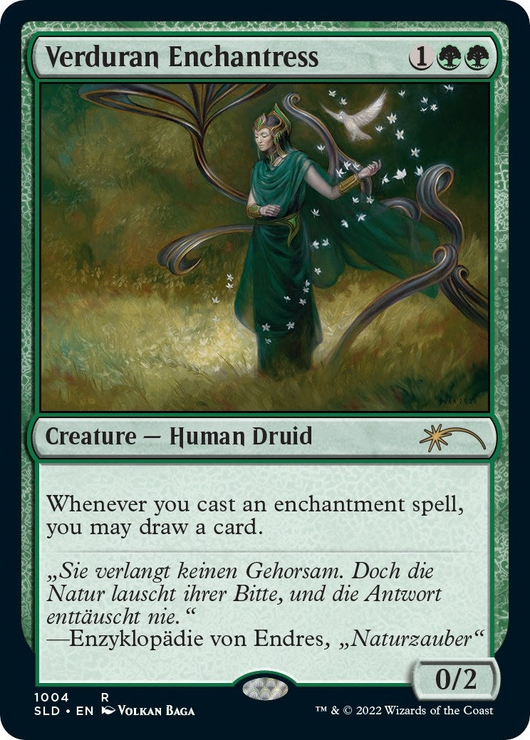 Verduran Enchantress (1004) [SLD] - MTG Single