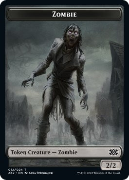 Zombie // Vampire Double-sided Token (0) [2X2] - MTG Single