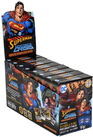 Superman: Kryptonite Crisis Draft Pack Countertop Display [SKC] - Dice Masters Sealed