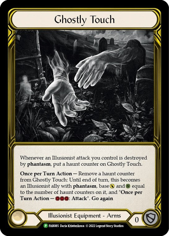 Ghostly Touch (Golden) (85) [PR] - Flesh and Blood TCG Single