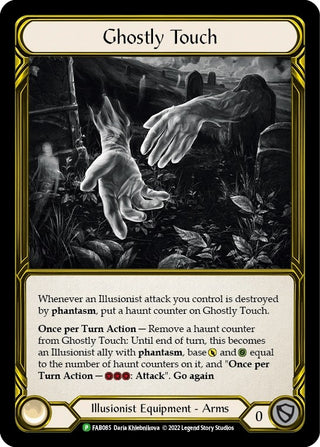 Ghostly Touch (Golden) (85) [PR] - Flesh and Blood TCG Single