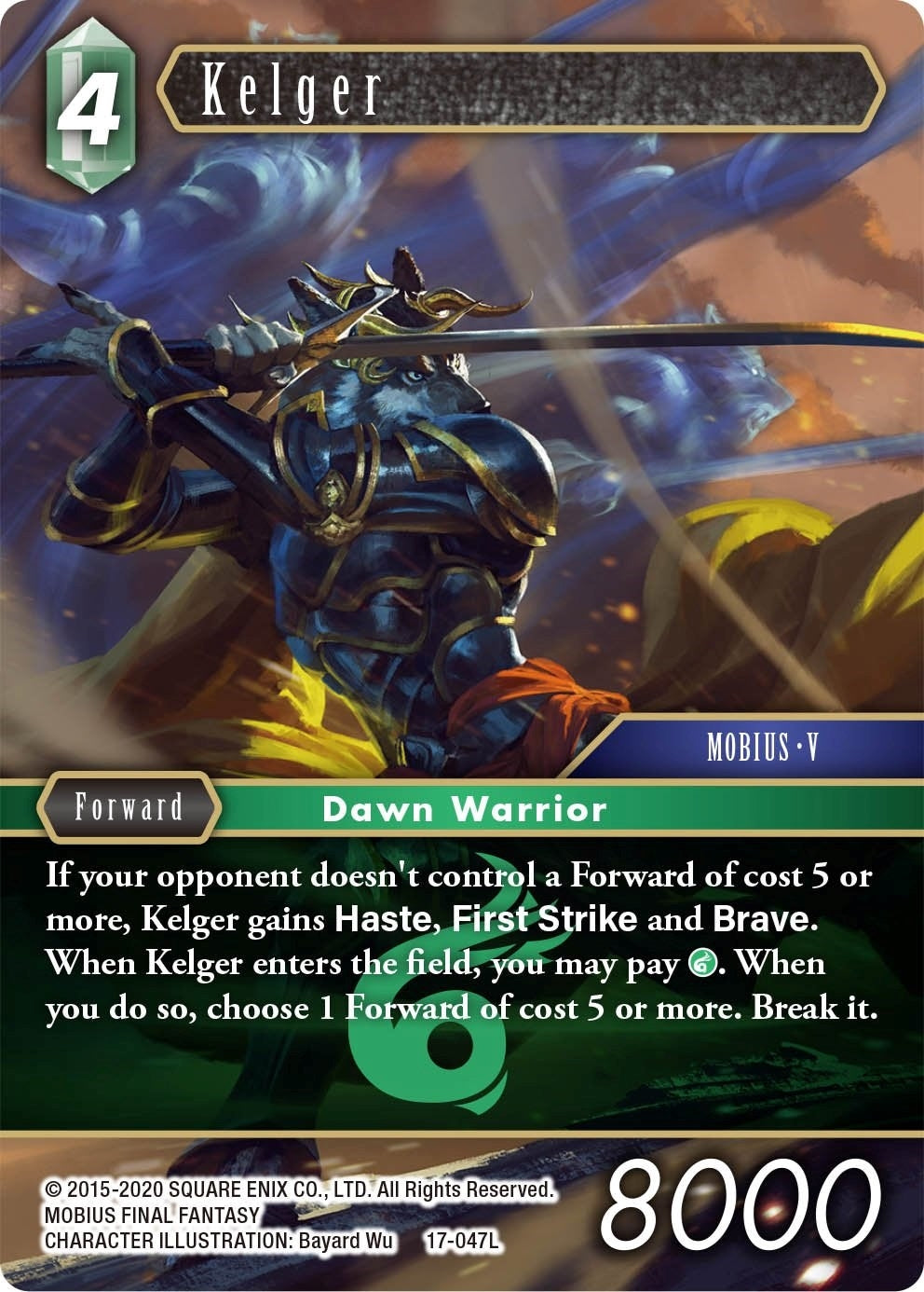 Kelger (17) [17] - Final Fantasy TCG Single