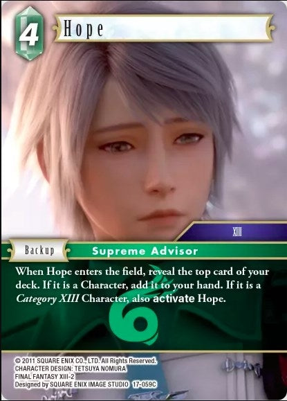 Hope (17) [17] - Final Fantasy TCG Single