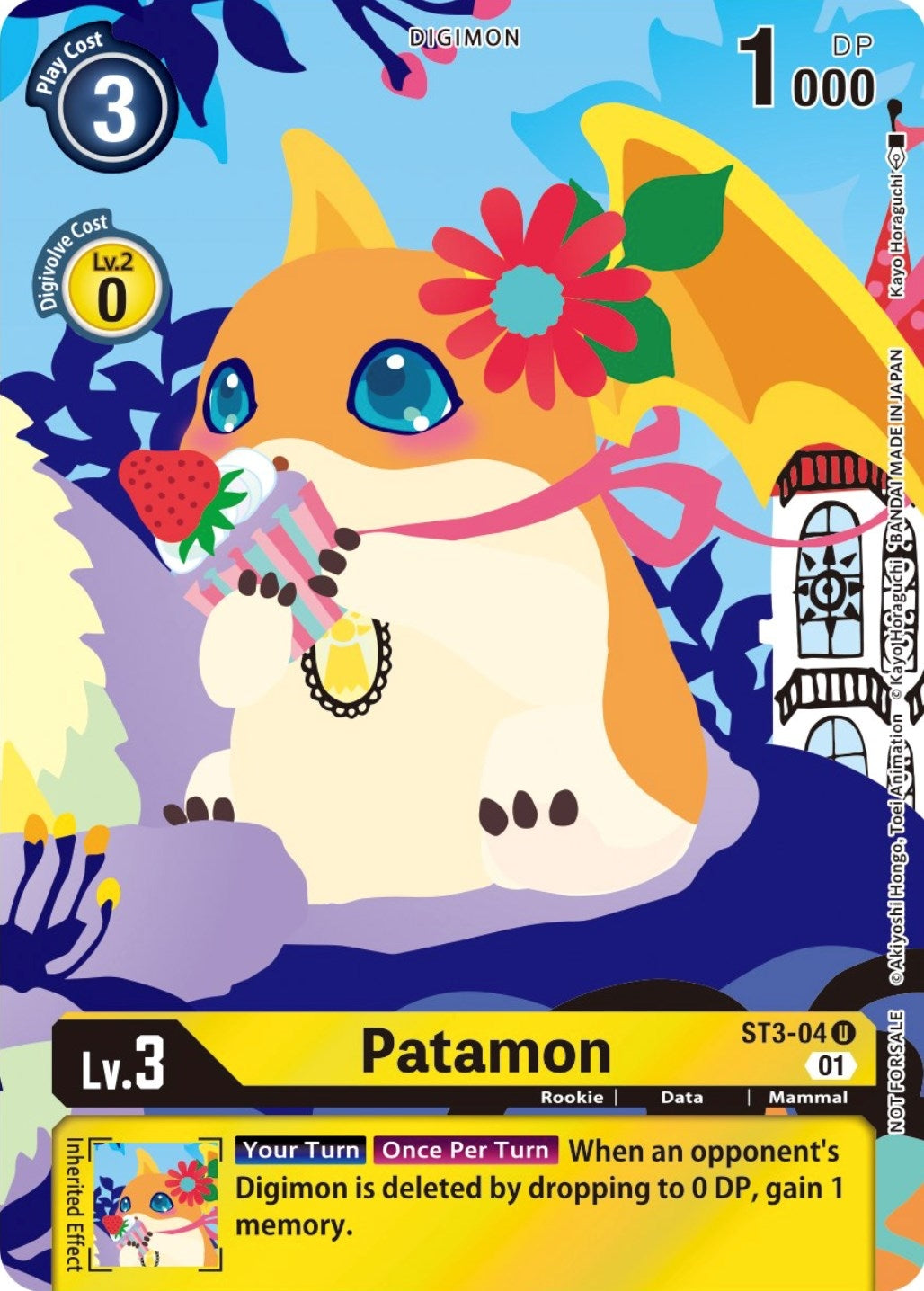 Patamon (Tamer’s Card Set 2 Floral Fun) (304) [ST-3] - Digimon Card Game Single
